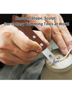 Herramienta de Recorte de Cerámica NISITEM con Mango de Nogal 2