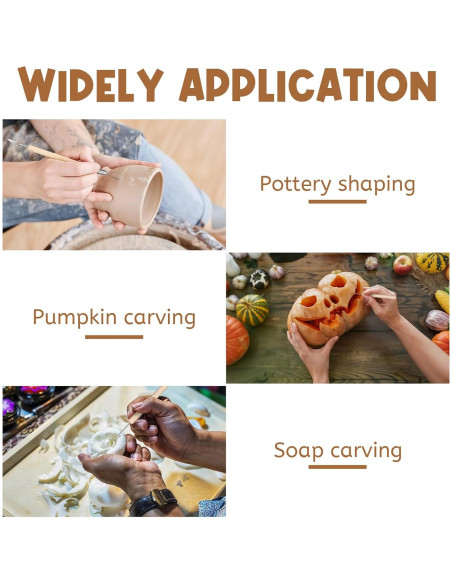 Kit de Herramientas de Cerámica ElevateTech 6 Pcs Doble Cara