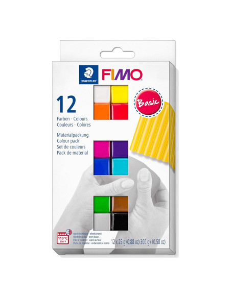 Arcilla Polimérica STAEDTLER FIMO Soft 12 Colores 300g