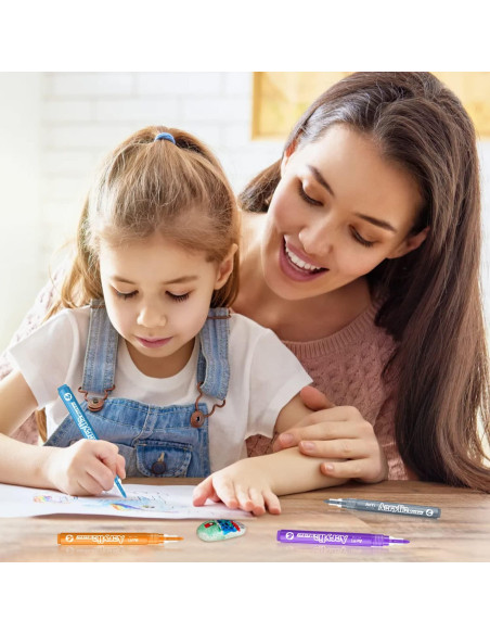 Set de 18 Marcadores de Pintura Acrílica JYUYNY - Colores Vibrantes