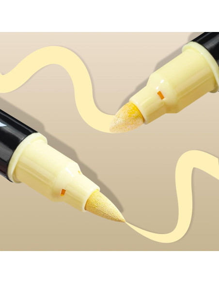 Marcadores de Pintura Acrílica EliLunar 24 Colores Tono Piel Marcadores de Pintura Acrílica EliLunar 24 Colores Tono Piel