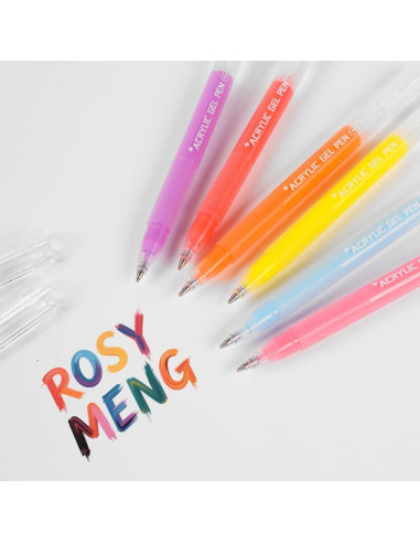 Set de 100 Marcadores de Gel Acrílico JinMaGDST 1.0mm Multicolor