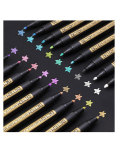 Marcadores de Pintura Metálica Betem 18 Colores 2mm