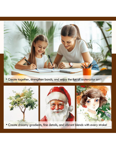 Marcadores de Pincel Acuarelables Tomaxis 20 Colores 2mm