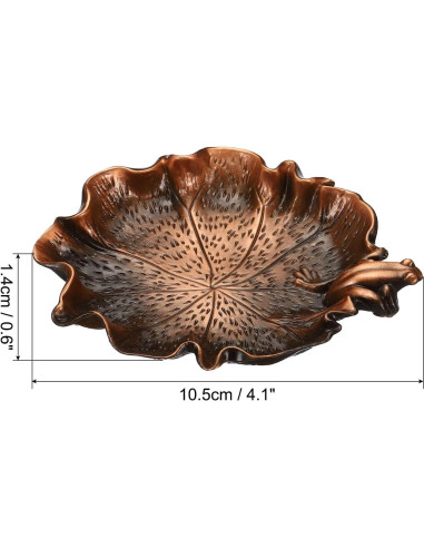 Plato de Tinta para Caligrafía PATIKIL Dorado 10.5cm x 10.5cm