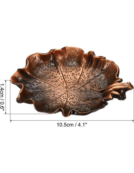 Plato de Tinta para Caligrafía PATIKIL Dorado 10.5cm x 10.5cm