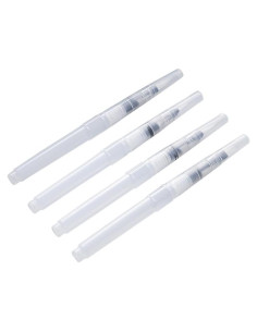 Set de 4 Pinceles de Agua STOBOK - Punta Fina, Media, Grande y Plana