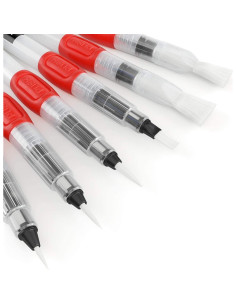 Set de 6 Pinceles de Agua Arteza con Cerdas de Nylon Suave 2