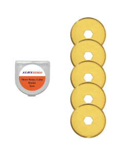 Cuchillas de Cortador Rotativo ALHXGUSLO 18mm Paquete de 5 2