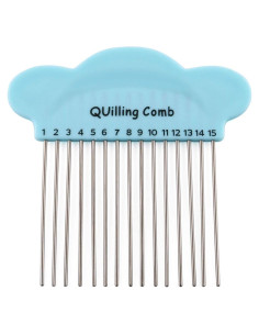 Peine de Quilling E-outstanding Azul 10x10cm para DIY