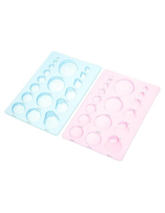 Herramientas de Quilling de Papel Uniquer 2 Pcs 3 Filas 13x20cm