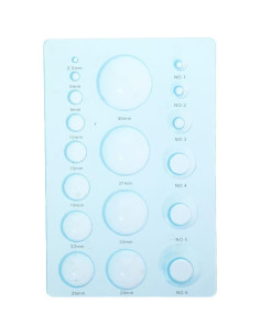 Herramientas de Quilling de Papel Uniquer 2 Pcs 3 Filas 13x20cm 2