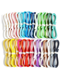 Juego de Quilling JUYA 1280 Tiras 32 Colores 39 cm Ancho 1.5-10 mm