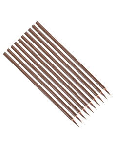 Pinceles de Caligrafía PATIKIL 10 Pcs Marrón para Pintura