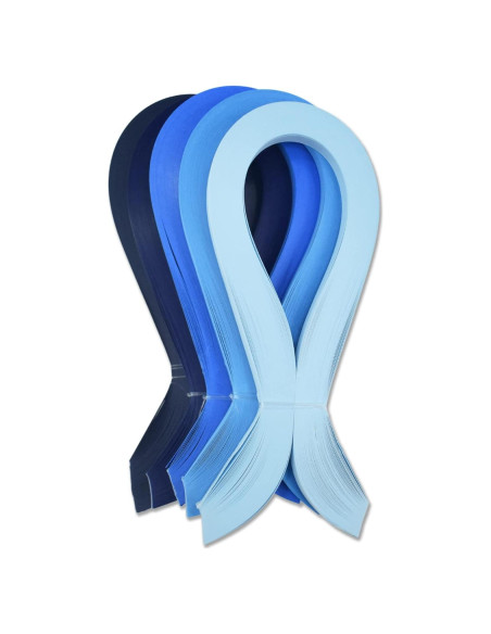 Tiras de Quilling Azul CrafTreat 3mm x 30cm - 500 Unidades