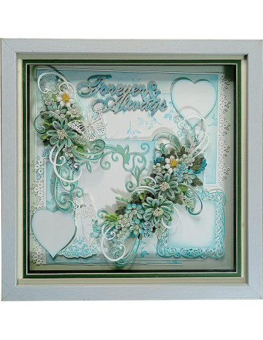 Tiras de Quilling Azul CrafTreat 3mm x 30cm - 500 Unidades