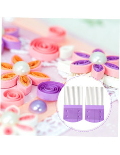 Herramienta de Peine Quilling NUOBESTY 2 Piezas para Manualidades 2