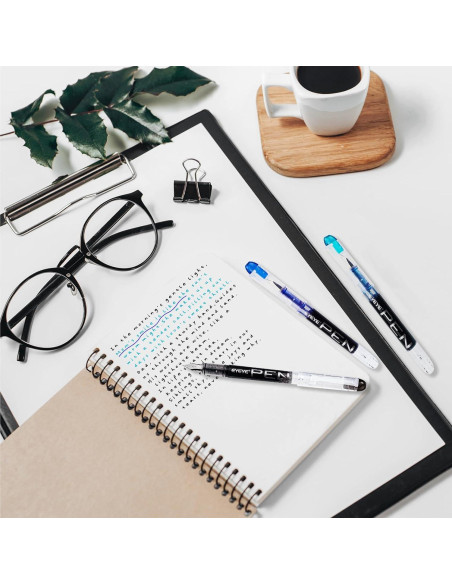 Plumas Fuente Desechables EYEYE 8 Colores Punta Fina 0.5mm