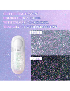 Gel Brillante para el Cuerpo DAGEDA Rosa Holográfico 3.97g 2