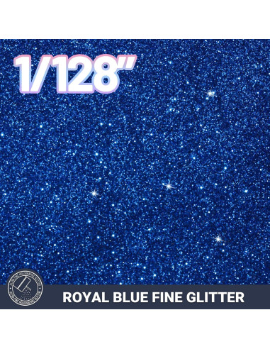 Brillo Fino Azul Real LEOBRO 150g para Manualidades y Belleza