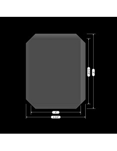 Paquete de 10 Cubiertas Planas para Shaker CYFUN 10.16x13.34cm 2