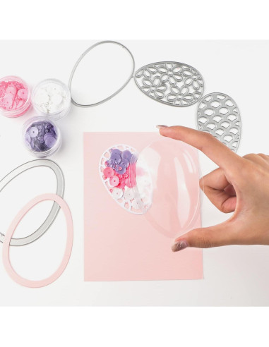 20 Piezas Cubiertas Shaker Corazón BAOFALI 6.35x5.72 cm