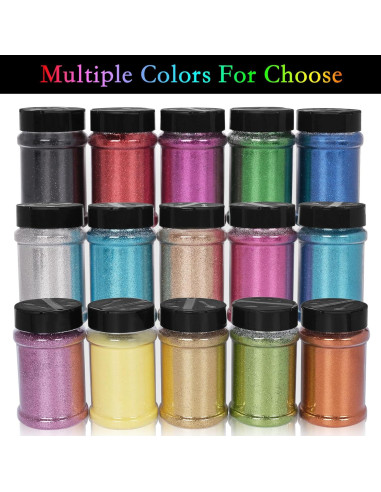 Glitter Amarillo Extra Fino PIXGLITTER 150g para Manualidades