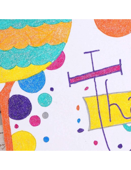 Marcadores Brillantes YISAN, 12 Colores, Punta Media, Lavables