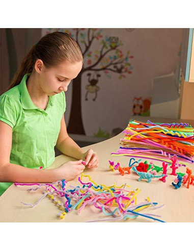 Caydo Limpiapipas 324 Piezas 27 Colores 6mm x 30cm