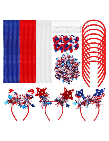 Kits de Manualidades Patrióticas Vicenpal - 500 Piezas 4 de Julio