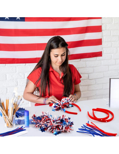 Kits de Manualidades Patrióticas Vicenpal - 500 Piezas 4 de Julio