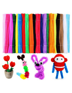 Limpiapipas Caydo 1000 Piezas 20 Colores Chenille 6mm