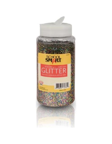 Brillo de Manualidades School Smart 0.45 kg Multicolor