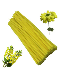 Limpiapipas Amarillos Apedoixy 100 Piezas 30cm 6mm