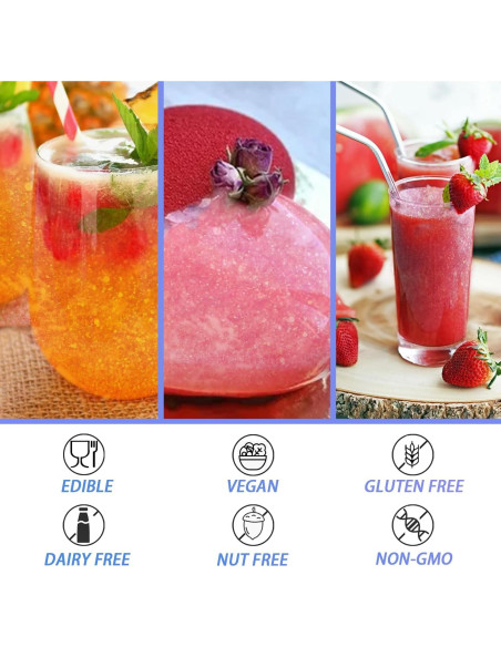 Brillo Comestible COLAYERIST 8 Colores 3g para Bebidas y Postres