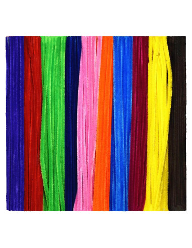 Limpiapipas de Chenille Multicolor 200 Piezas 30.48 cm FavorXTM