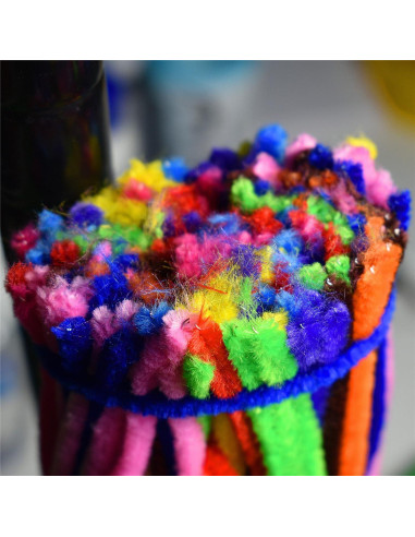 Limpiapipas de Chenille Multicolor 200 Piezas 30.48 cm FavorXTM