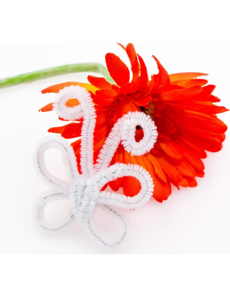 400 Limpiapipas Chenille Blancos Waycreat 6mm x 30cm Manualidades