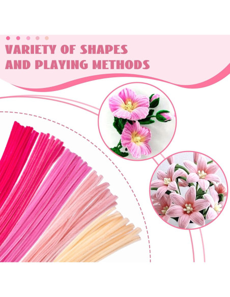 Juego de 75 Limpiadores de Tubos STSTR para Manualidades 30 cm