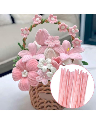 Juego de 75 Limpiadores de Tubos STSTR para Manualidades 30 cm