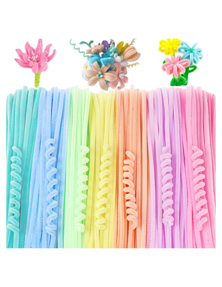 100 Limpiapipas Chenille Negros XIAOJING0 para Manualidades