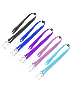 Cinta ajustable para mascarilla Wisdompro - 10 piezas, 49.5 cm, 5 colores