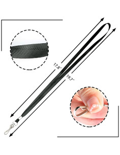 Cintas de Identificación LOCONHA 100 Paquete 45.7 cm Negro 2