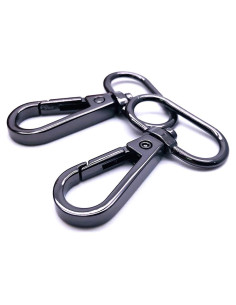 Ganchos de langosta giratorios Goyunwell 1" (15 unidades) Gunmetal