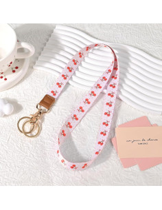 Cinta para Insignias Knagsfa Cereza Rosa 45.72cm con Gancho 2