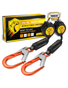 Cuerda Retráctil de Seguridad TRSMIMA 1.83M Doble Pierna