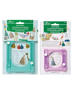 Hacedores de Borlas Clover - Paquete de 2 (Grande y Pequeño)