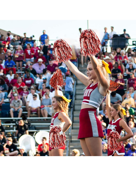 Pompones de Animación Deportiva Comicfs 12 PCS Rojo Pompones de Animación Deportiva Comicfs 12 PCS Rojo