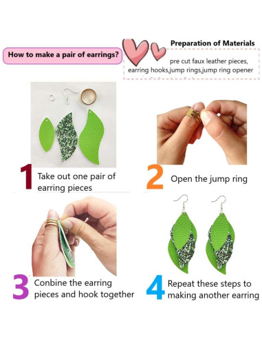 Kit de Fabricación de Pendientes AOUXSEEM 181 Piezas DIY