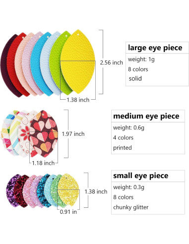 Kit de Fabricación de Pendientes AOUXSEEM 321 Piezas Pastel